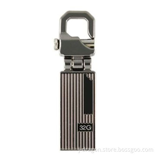 Hooke-shaped USB drives with New Swivel Design, Supports Any Format of Logos and Data Encryption